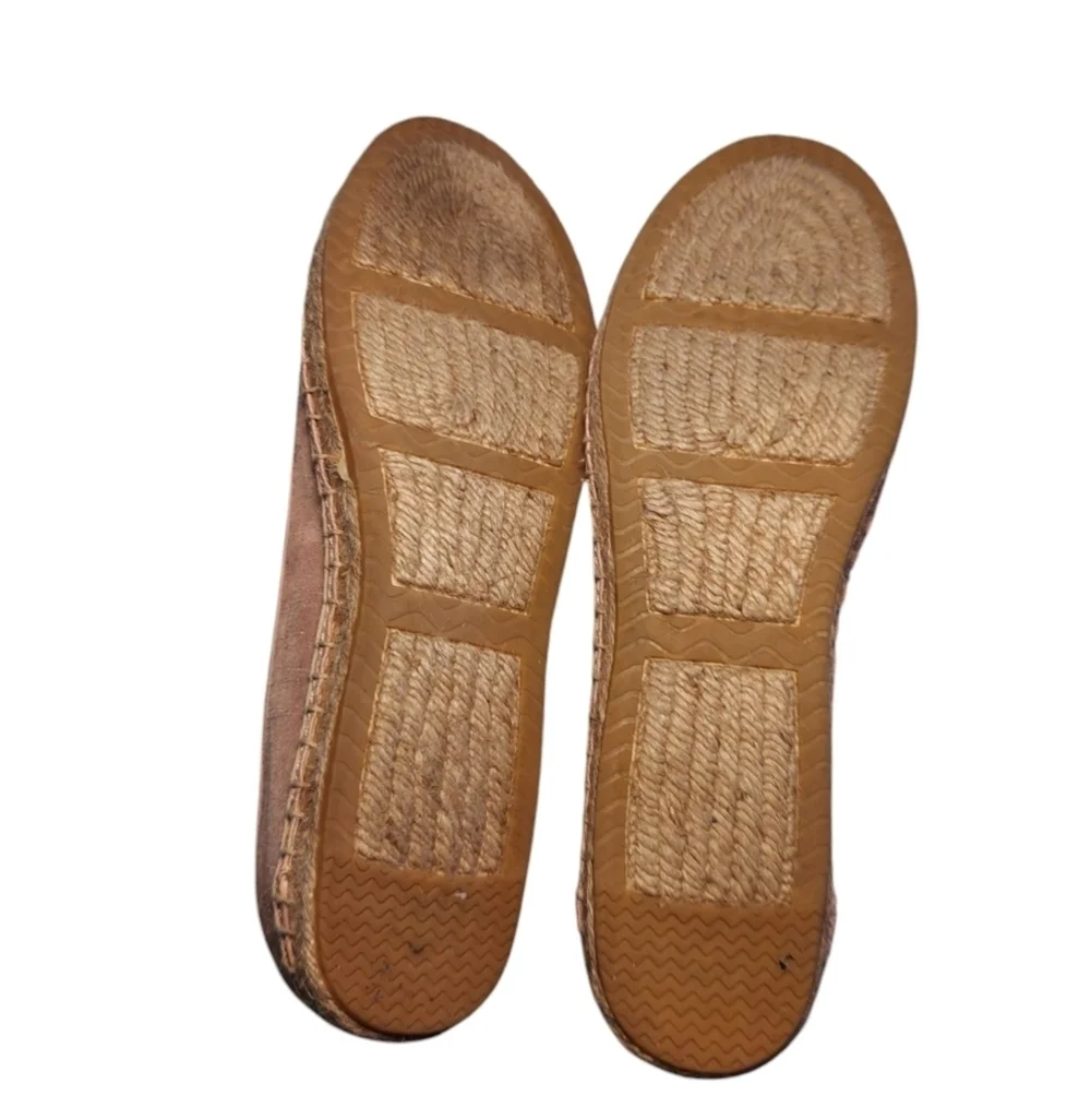 Simply Vera Pink Embellished Espadrille Ballet Flats